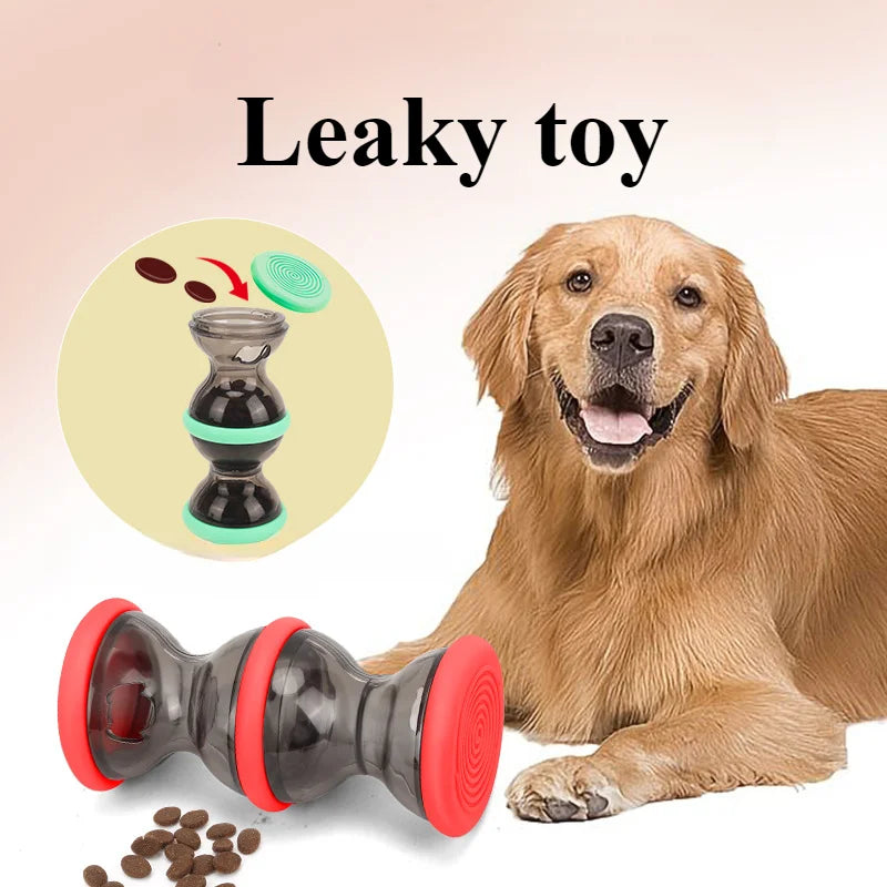 Pet Leaky Food Toy for Dogs Rolling Bite Puzzle Training Wear-Resistant ABS Plastic