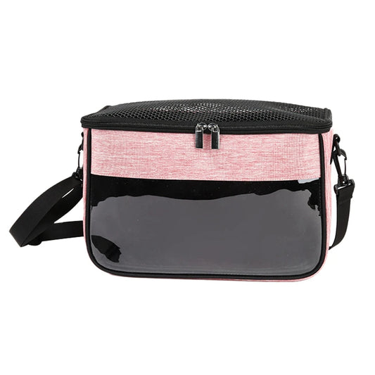 Small Animal Carrier Backpack for Small Pets Breathable Portable Travel Bag Windproof One Shoulder Bag
