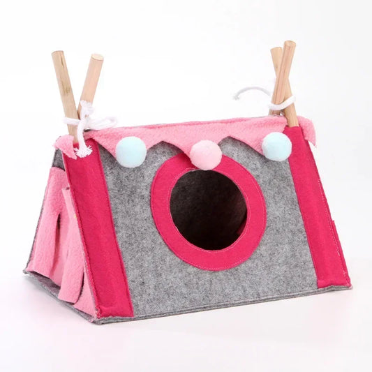 Small Pet Nest Felt Tent for Rabbit and Guinea Pig Accessories