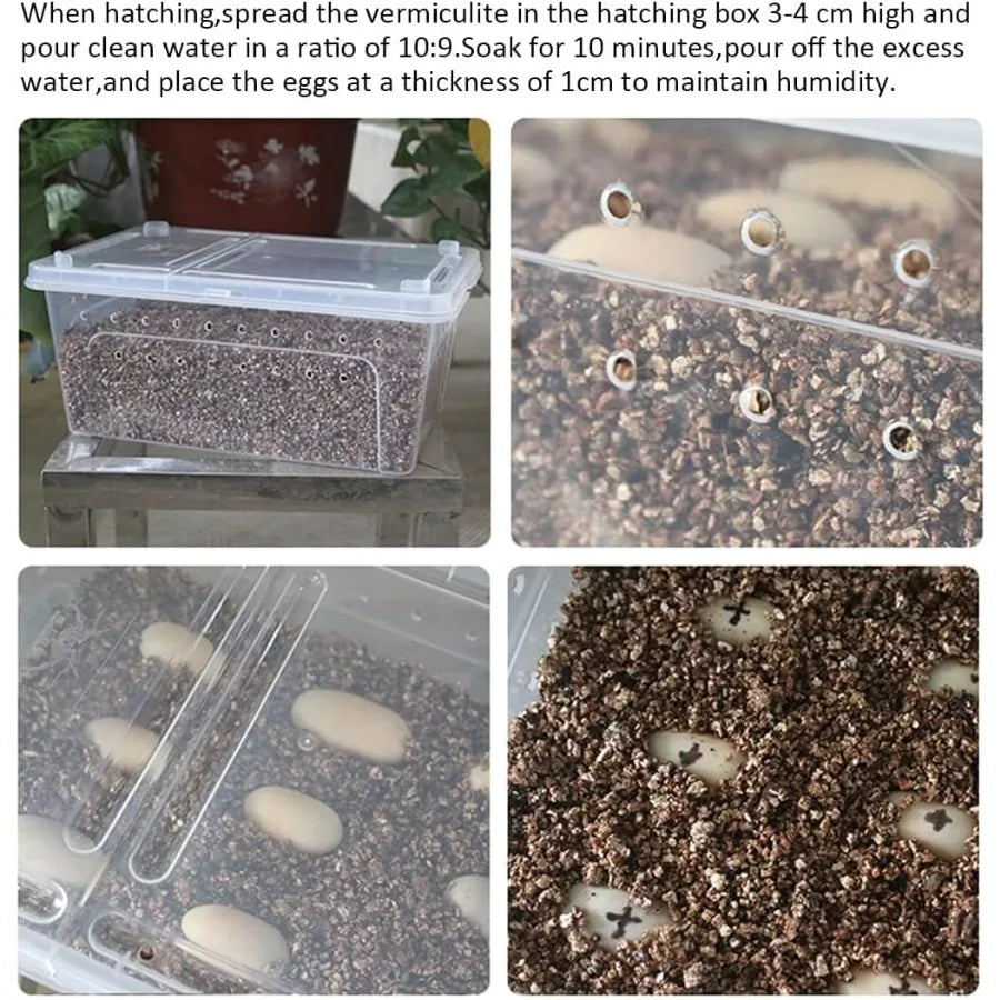 Reptile Substrate Vermiculite Bedding Moisture Retaining Terrarium Soil for Snake