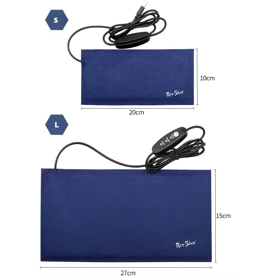Electric Thermostat Waterproof Terrarium Warmer With USB Plug Reptile Heating Pad 7.5W 5W 3.5W Seedling Controller 1.25 M Long