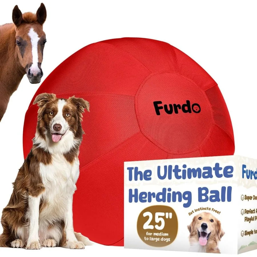 25 Cm Herding Ball For Dogs Training Toy For Australian Shepherd Border Collie