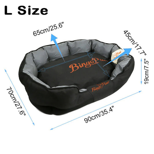 Waterproof XXL XL L Orthopedic Sofa Dog Bed Removable Cushion