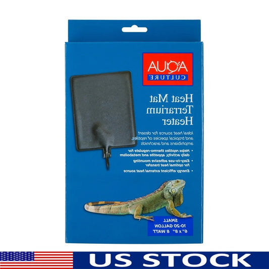 Heat Mat 10 To 20 Gallon Terrarium Reptile Heating Pad 8W