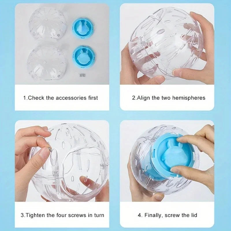 Plastic Outdoor Sport Ball for Small Pets Mice Hamster Gerbil Exercise Toy
