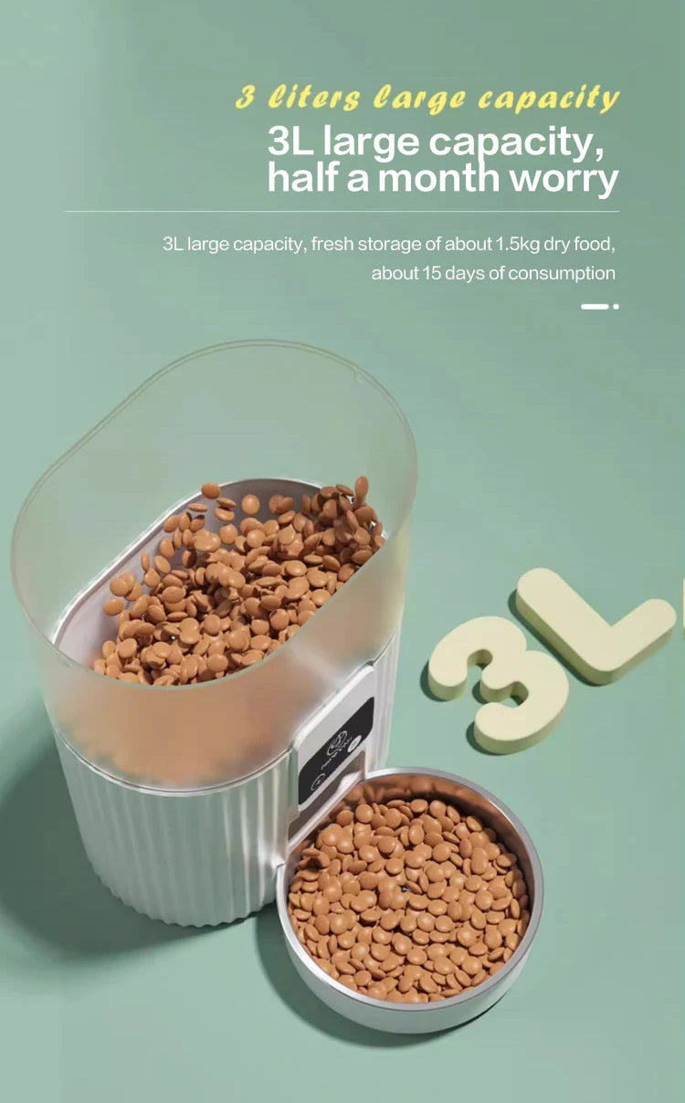 PAPIFEED Cat Automatic Feeder Dog Fixed Feeding Machine