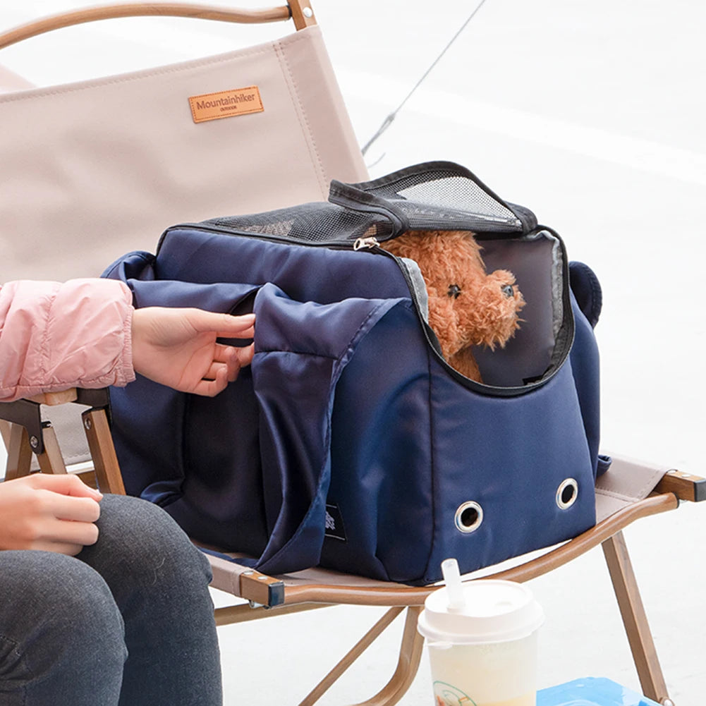 Breathable Cat Carrier Bag Portable Pet Transport Bag