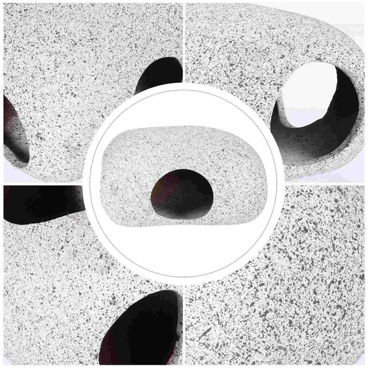 Ceramic Fish Eluding House Hiding Tank Cave Aquarium Shrimp Decoration Breeding Cave Pet Product Safe Easy