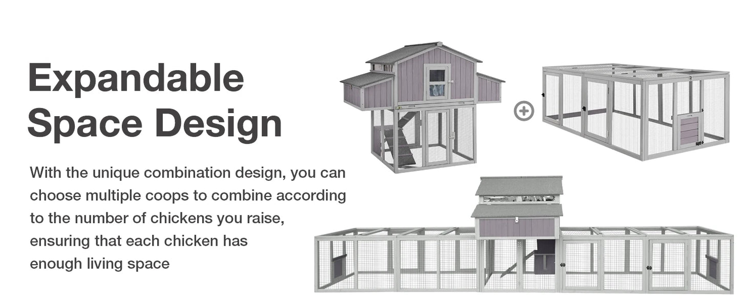 Unique Folding Design for Easy to Set Up Chicken House