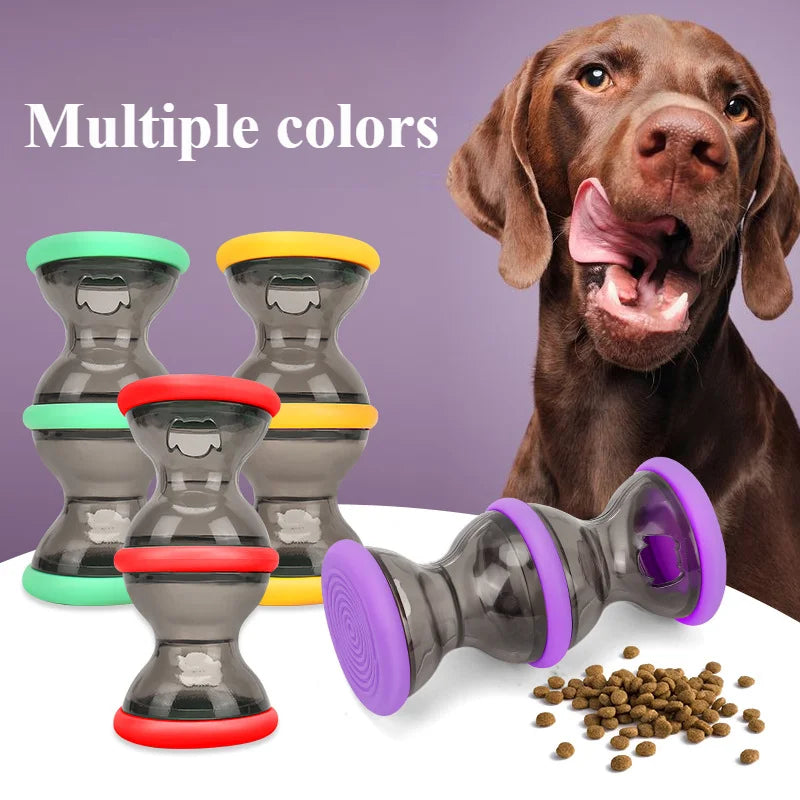Pet Leaky Food Toy for Dogs Rolling Bite Puzzle Training Wear-Resistant ABS Plastic