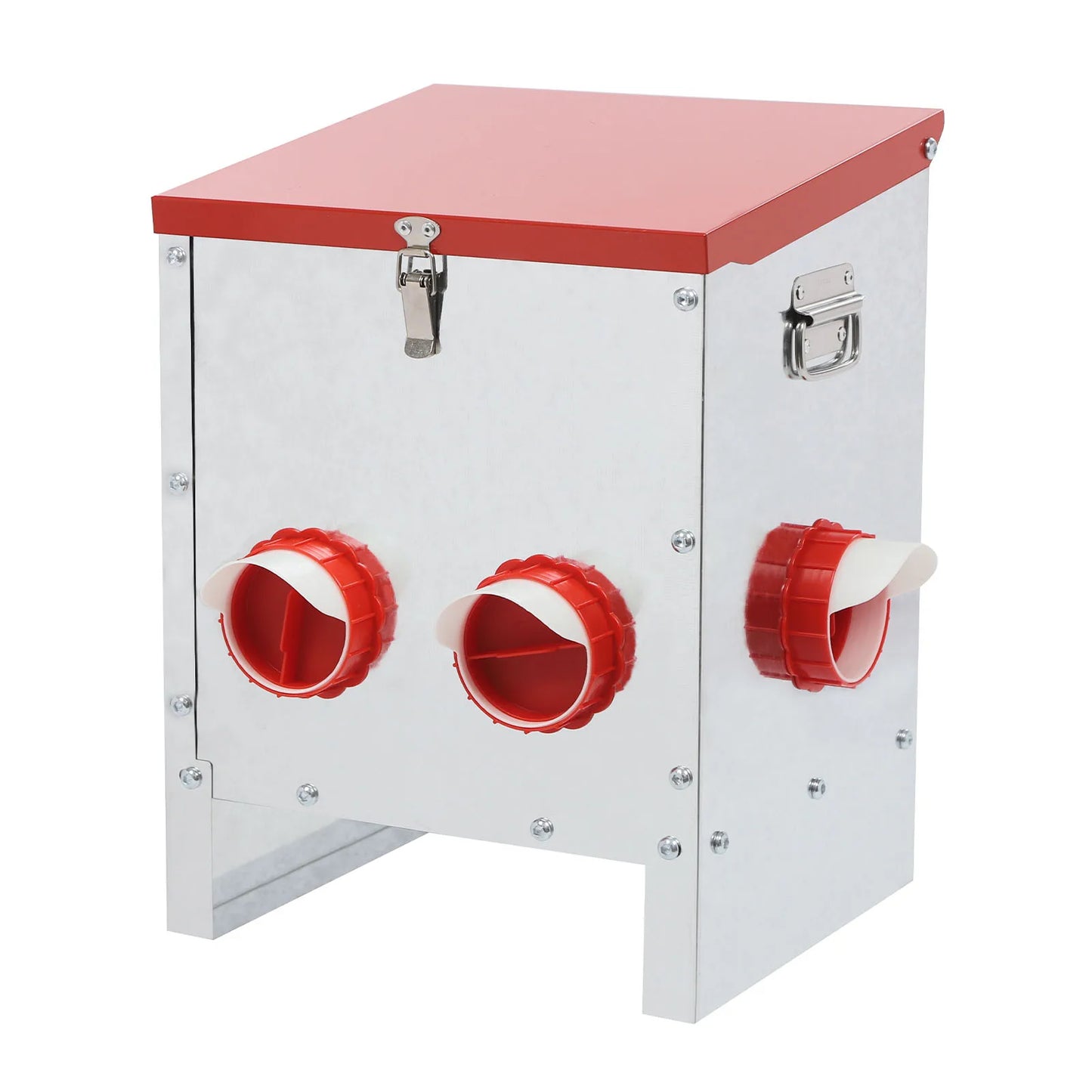 Chicken Feeder Large Capacity Chicken Feeder 6-Hole Feeder