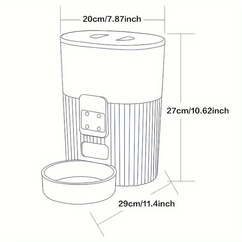 PAPIFEED Cat Automatic Feeder Dog Fixed Feeding Machine