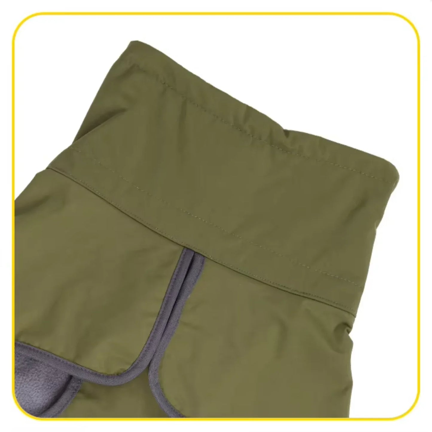 Windproof Dog Raincoat Winter Jacket Warm Coat For Pets