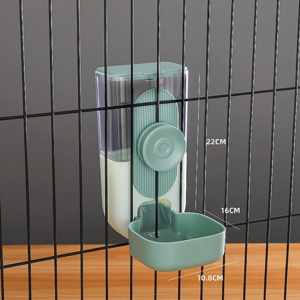 27oz Automatic Pet Bowl Cage Hanging Feeder For Pets