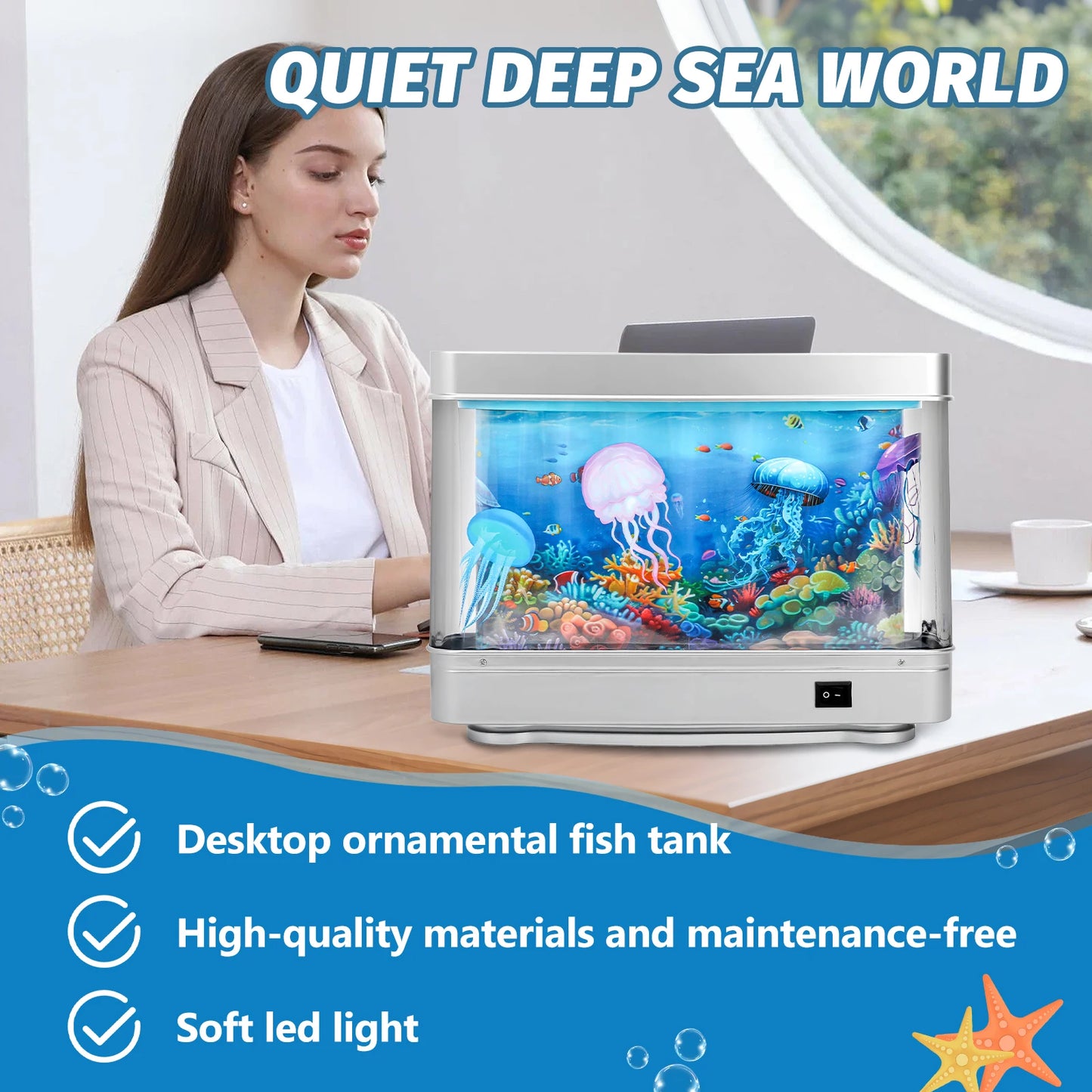 Artificial Aquarium: Fascinating Moving Fish Tank Lamp