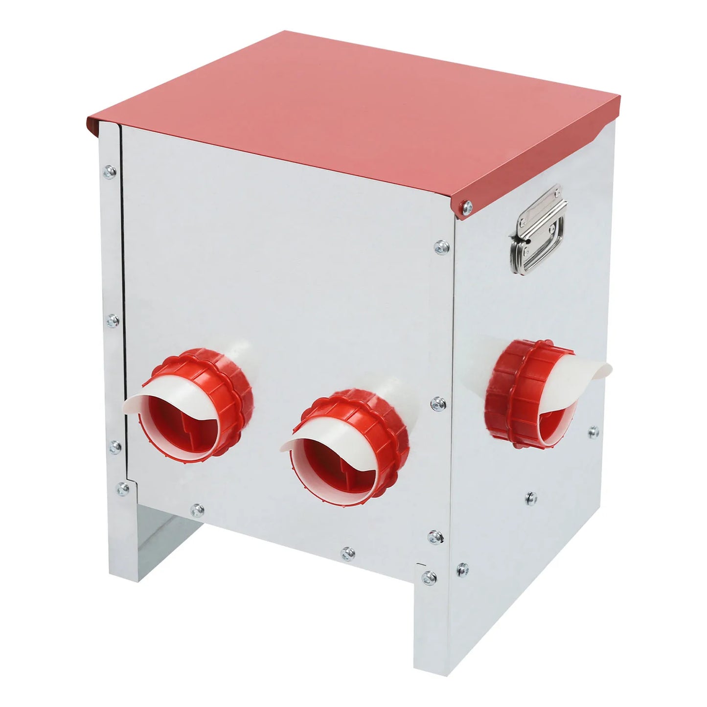 Chicken Feeder Large Capacity Chicken Feeder 6-Hole Feeder