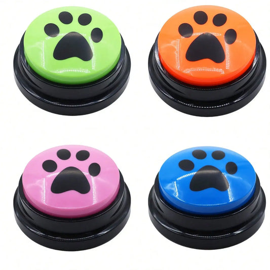 Easy Recording Button Fun and Multifunctional Dog Button Intelligent Recording Buzzer for Canine Training