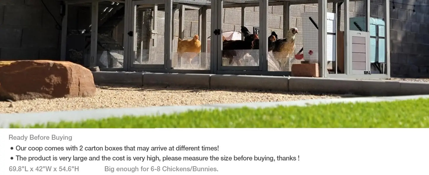 Unique Folding Design for Easy to Set Up Chicken House