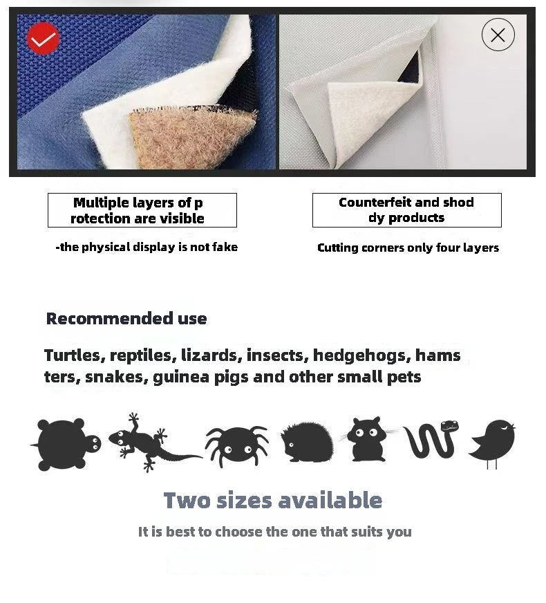 Electric Thermostat Waterproof Terrarium Warmer With USB Plug Reptile Heating Pad 7.5W 5W 3.5W Seedling Controller 1.25 M Long