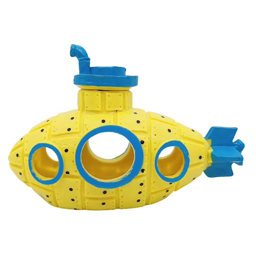 Aquarium Submarine Ornament Submarine Wreck Decoration Fish Tank Landscaping