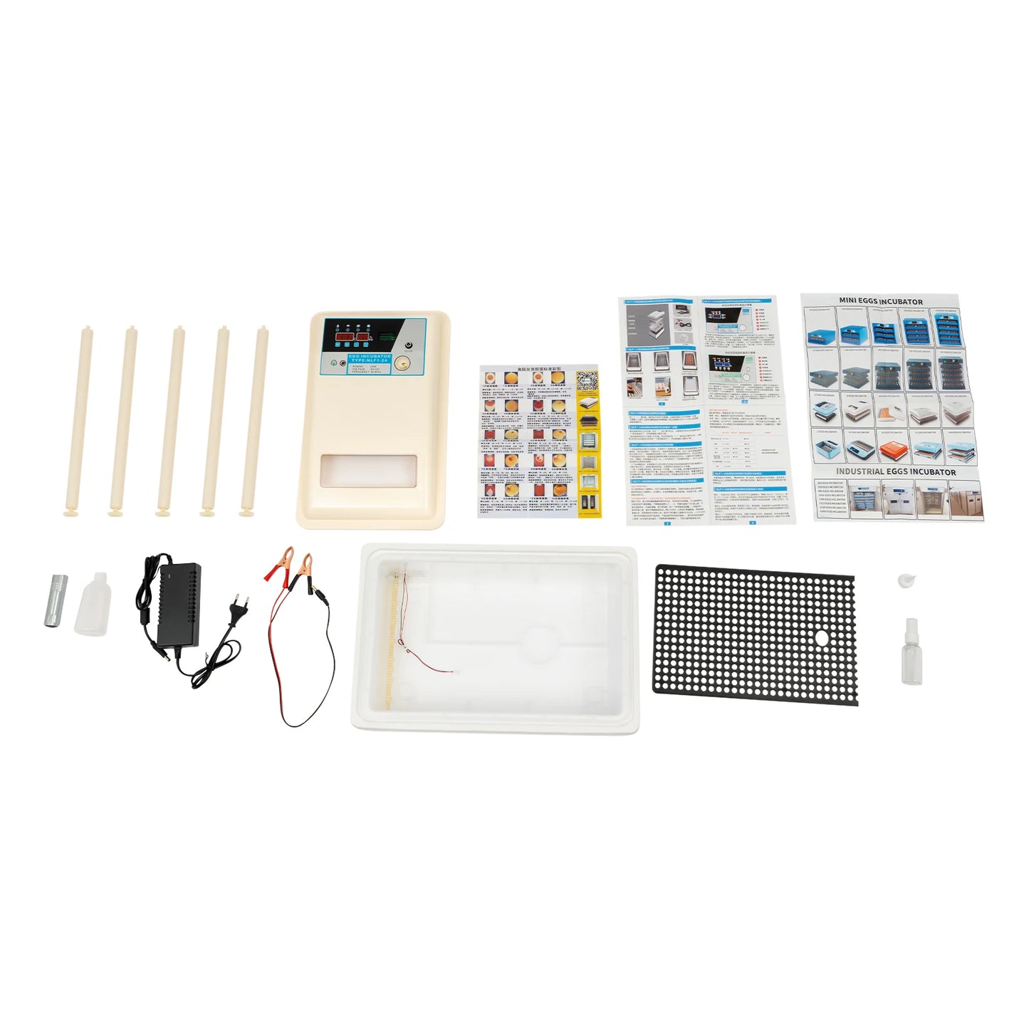 24 Eggs Automatic Digital Incubator With Auto Turning Humidity Control And LED Display For Chicken And Duck Eggs