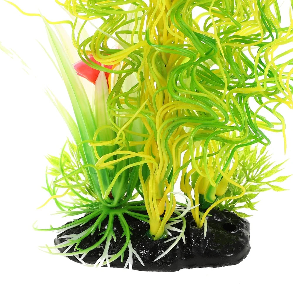 Artificial Aquatic Plant Decoration Non Fading Plastic