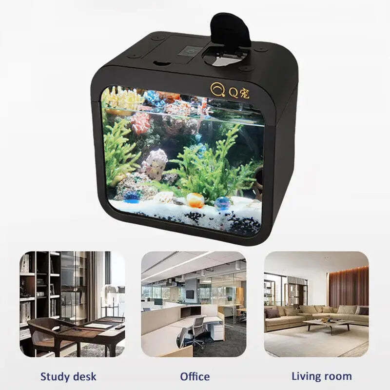 Creative LED Aquarium Decoration For Small Fish Tank Betta And Goldfish