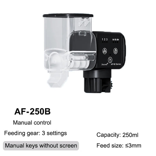 Jebao Automatic Fish Tank Feeder Intelligent Aquarium Feeding Digital Timing High Capacity Fish Feeder Fishbowl Accessories