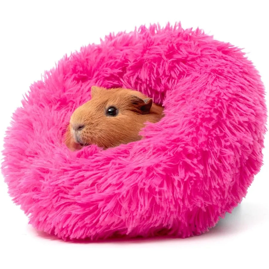 FurrO Burrowing Pet Bed Hideout For Guinea Pigs Pink