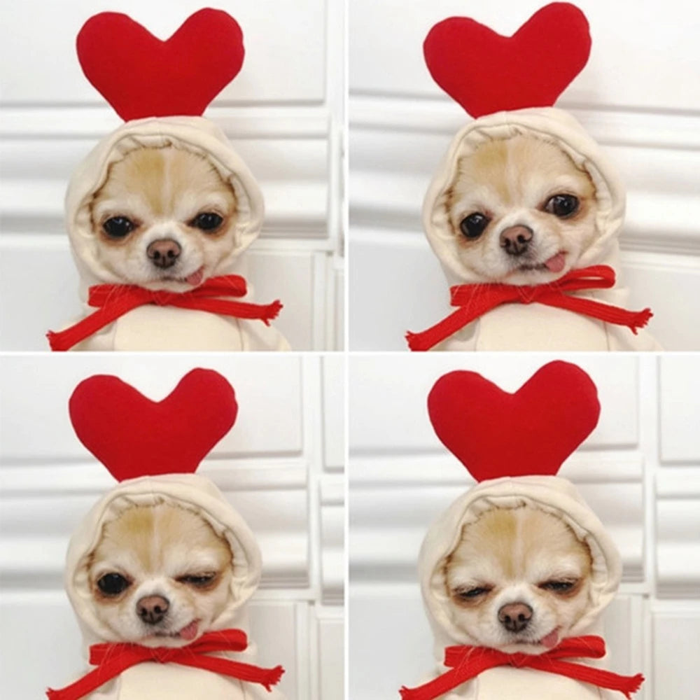 Fall Dog Hoodies Plush Coat for Small Dogs and Cats Warm Puppy Jacket