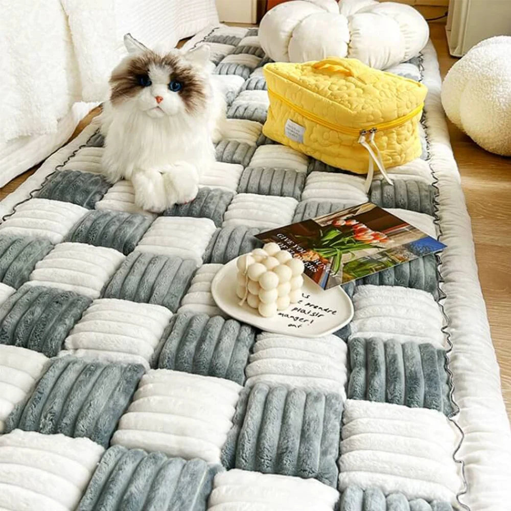 Dog Bed Mat Warm Pet Cat Scratchable Blanket Anti-slip Washable