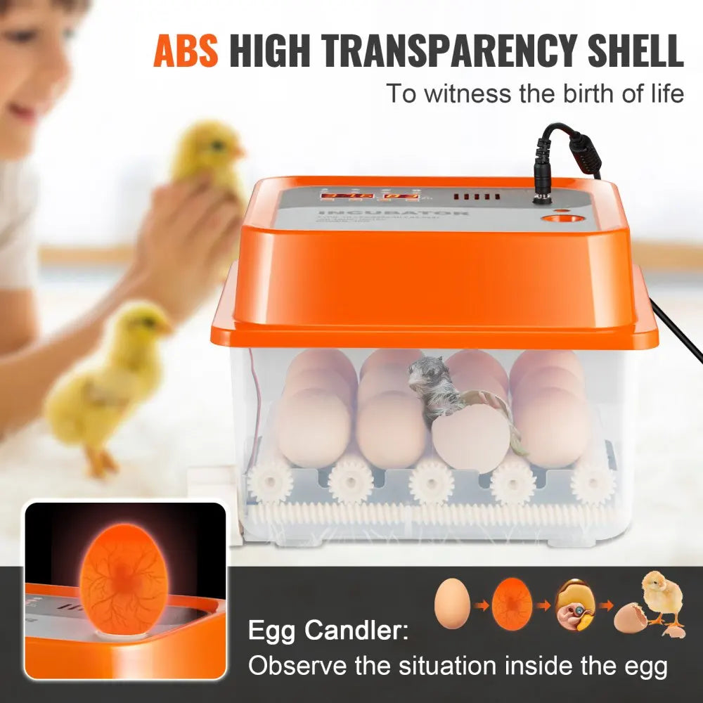 VEVOR Egg Incubator Automatic Egg Turner with Temperature Control