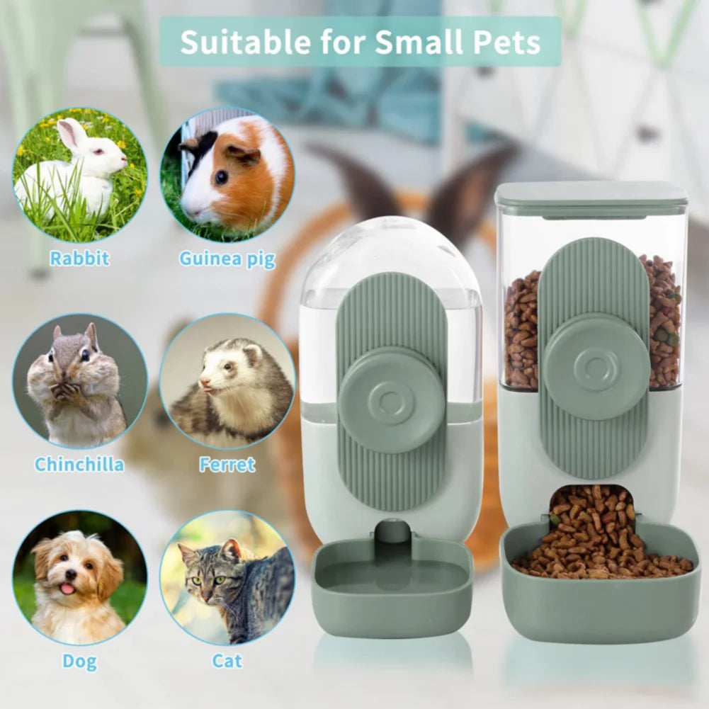 27oz Automatic Pet Bowl Cage Hanging Feeder For Pets