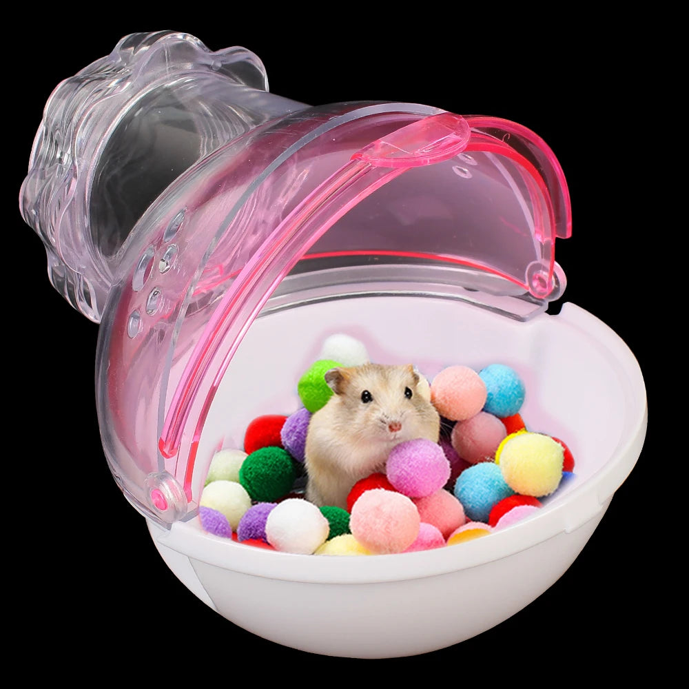 Hamster Bath Sandbox Cage Accessory For Small Animals Bathroom