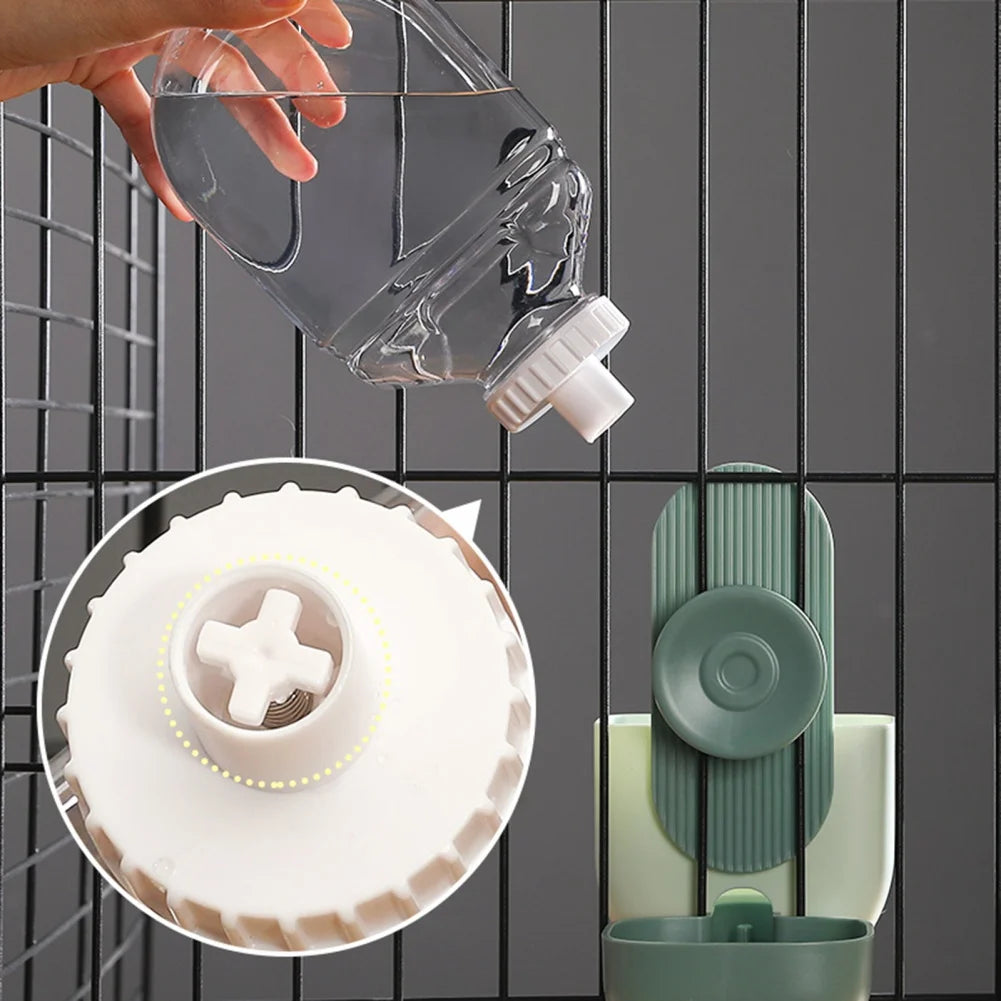 27oz Automatic Pet Bowl Cage Hanging Feeder For Pets