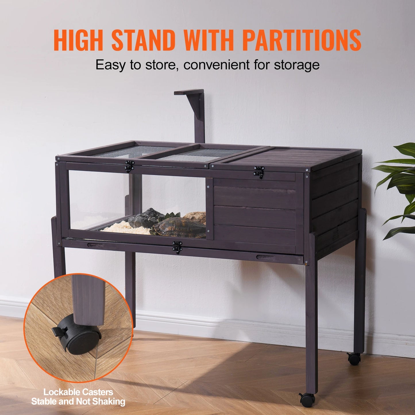 SucceBuy Tortoise Habitat Enclosure Indoor Outdoor Cage