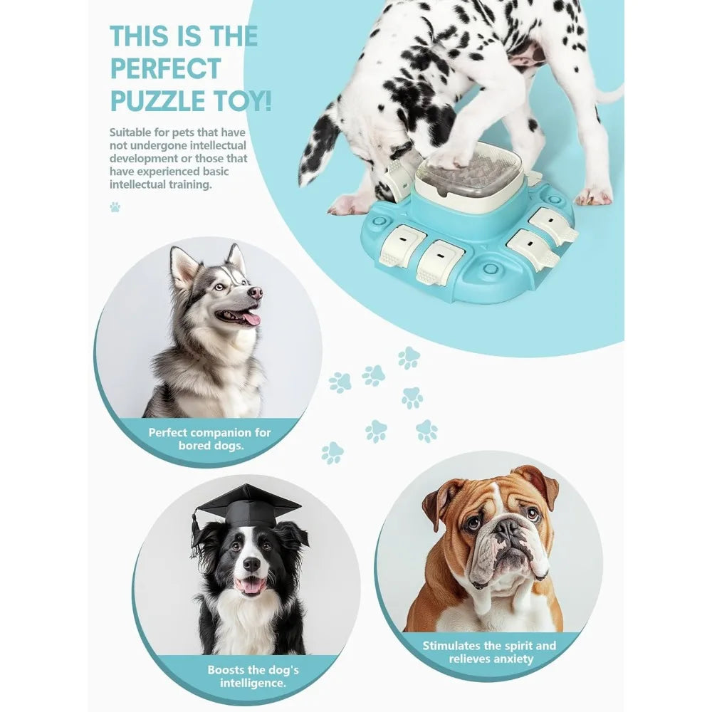 Dog Puzzle Toy Two Level Treat Puzzle for Brain Training