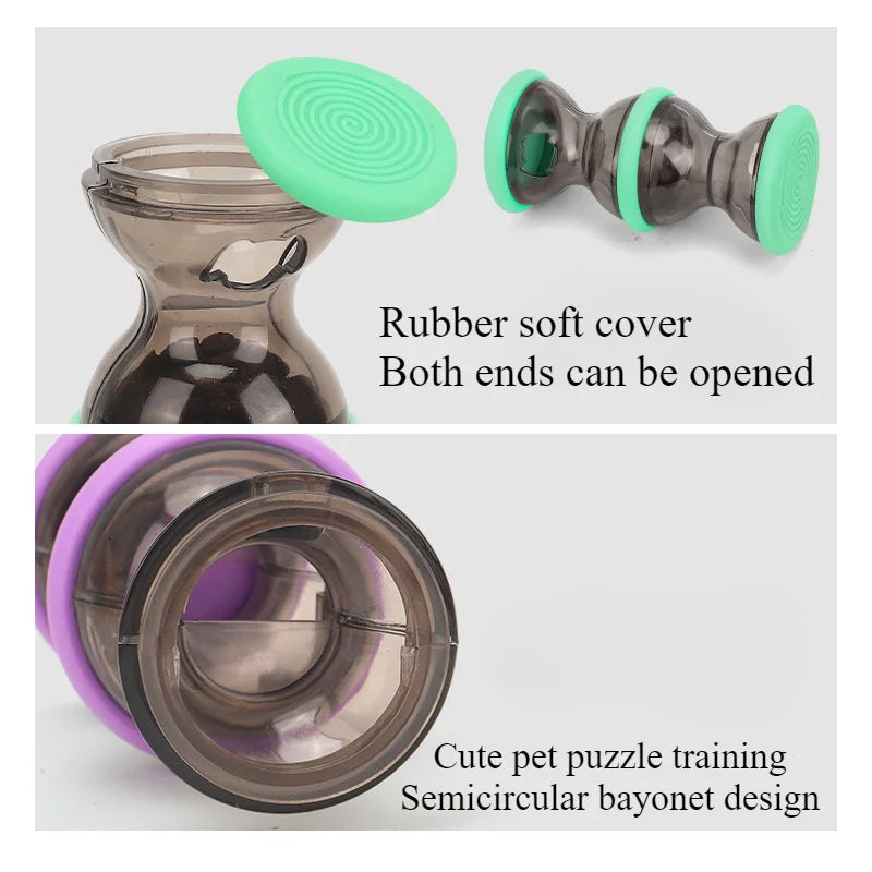 Pet Leaky Food Toy for Dogs Rolling Bite Puzzle Training Wear-Resistant ABS Plastic