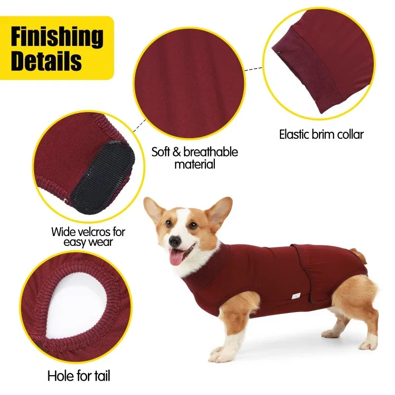 Postoperative Recovery Suit For Dogs And Cats Shirt