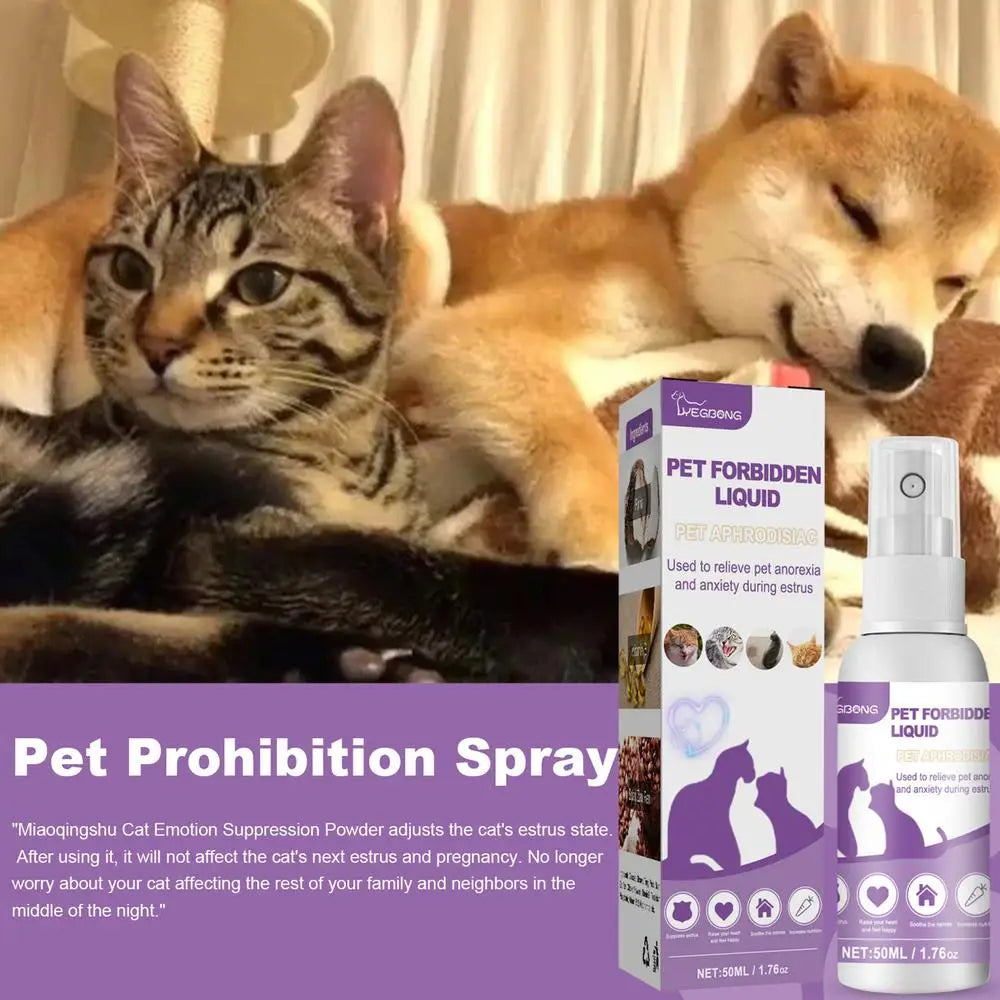 Calming Diffuser Dog Calming Spray For Cats Safe Healthy Anti-anxiety Liquid Sprays For Cars New Environments Remedies Calm Down