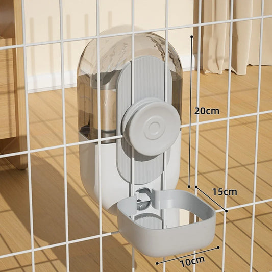 27oz Automatic Pet Bowl Cage Hanging Feeder For Pets