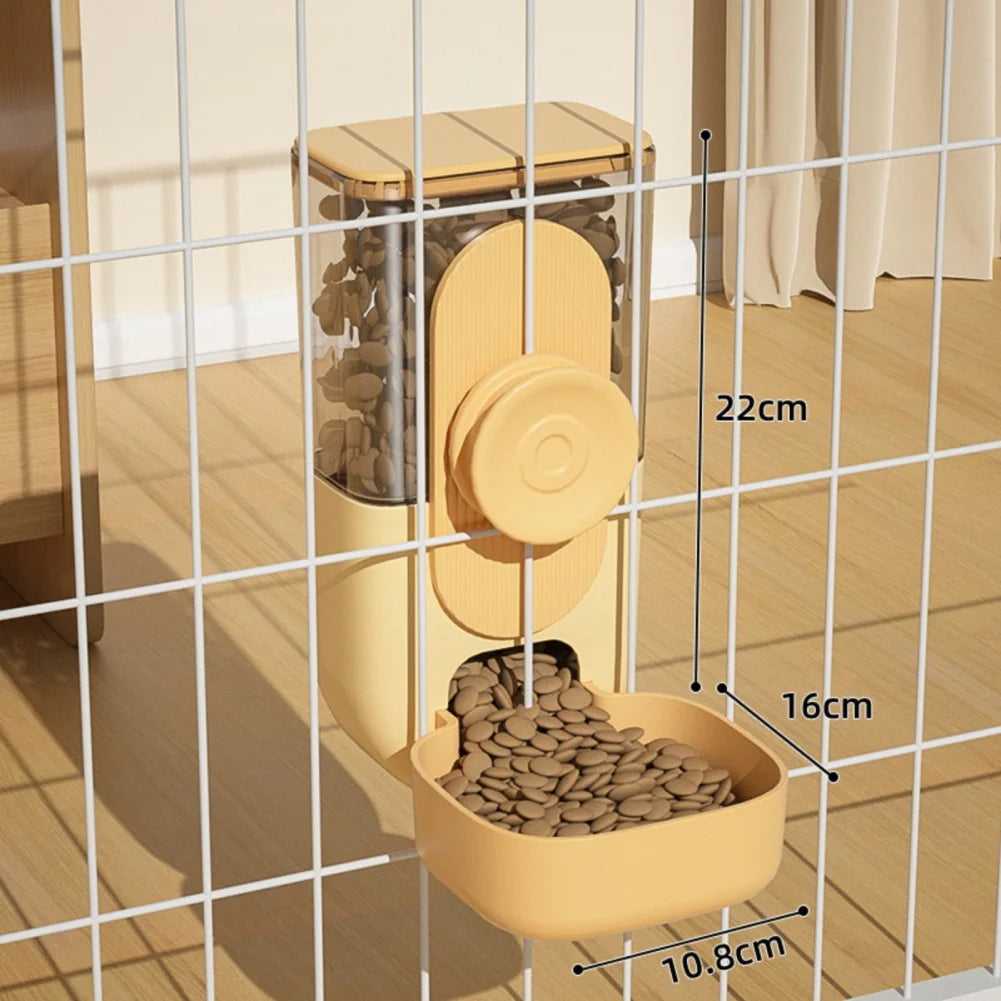 27oz Automatic Pet Bowl Cage Hanging Feeder For Pets