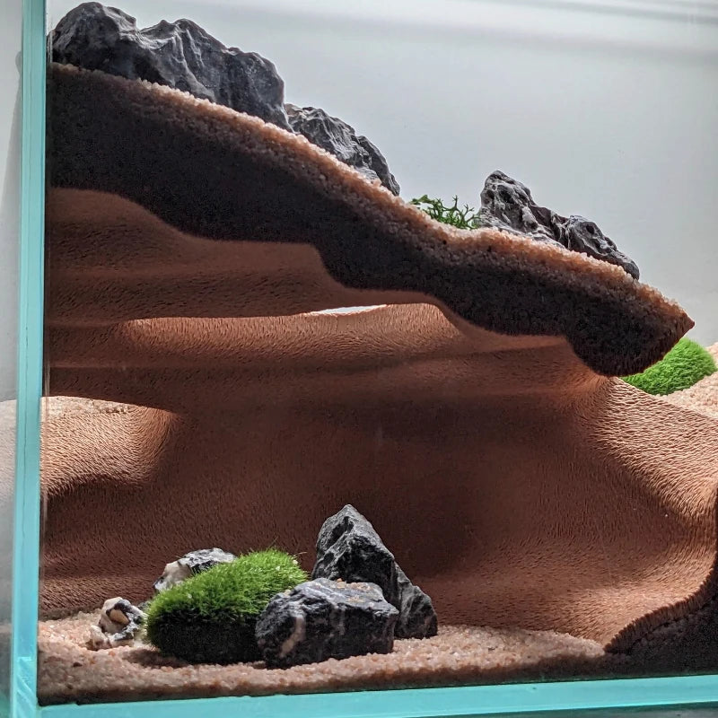 Underground Cave Fish Tank Decor 3D Printed Reptile Hideouts