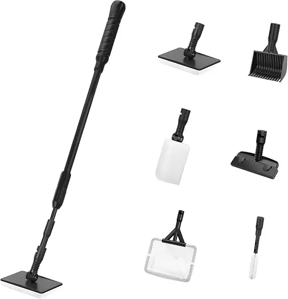 Aquaneat 6 in 1 Fish Tank Cleaning Tools Adjustable Handle