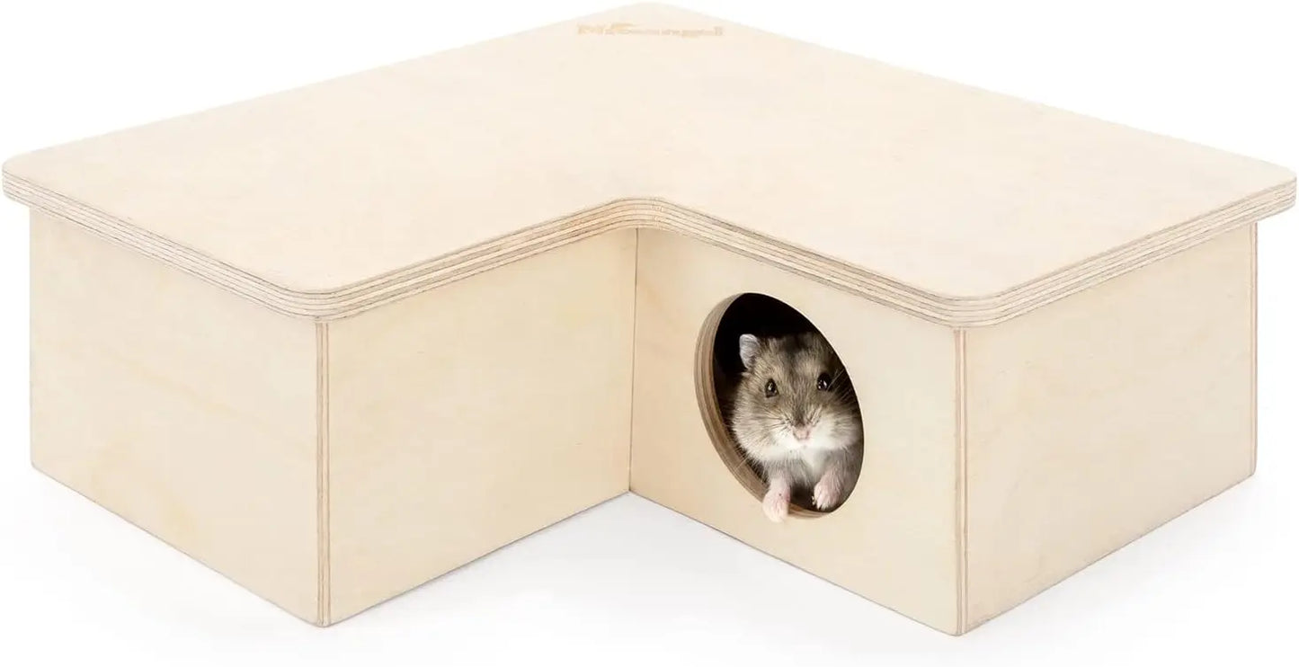 Multi Chamber Hamster House Maze With Three Rooms Tunnels And Hideouts For Dwarf Hamsters Gerbils And Mice