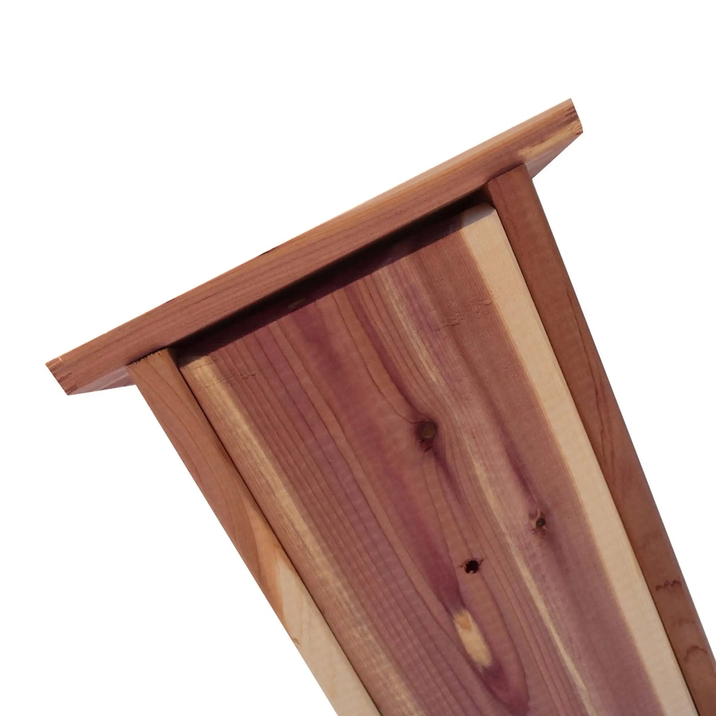 2-Pack 13 Inch Tall Red Cedar Bluebird House For Garden And Yard Nesting