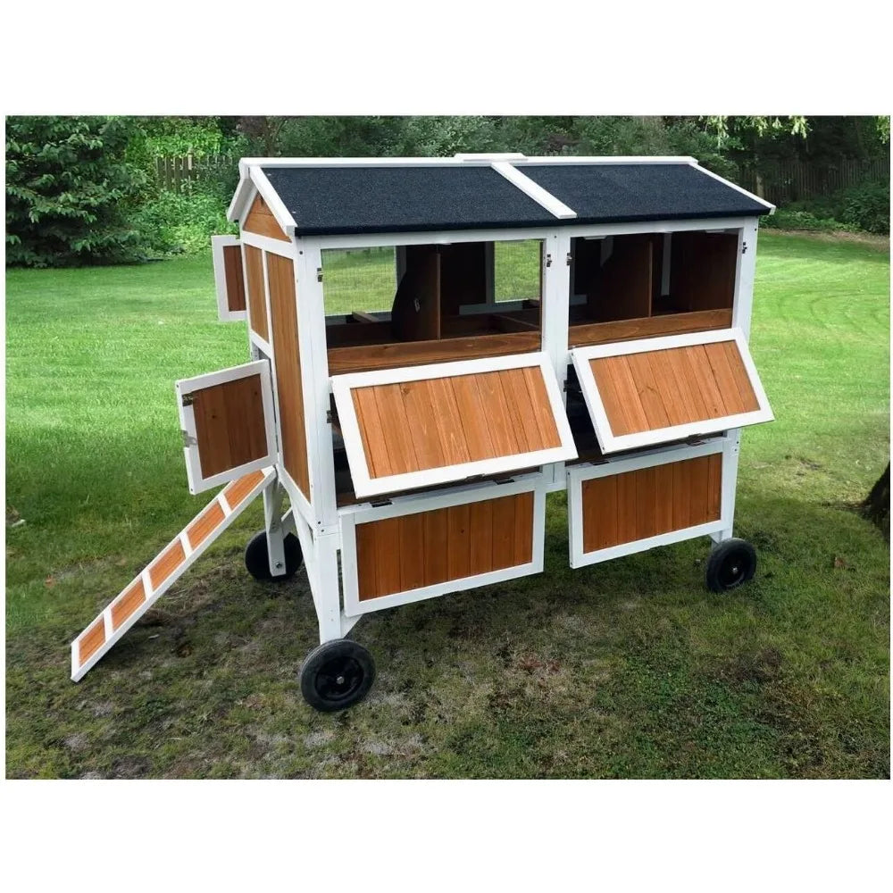 Free Range Chicken Coop for Enhanced Poultry Protection and Secure Shelter