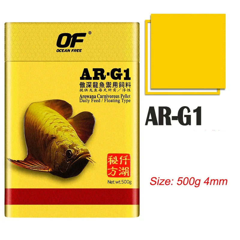 Fish Tank Arowana Feed Red Silver Special Aquarium Food Granule