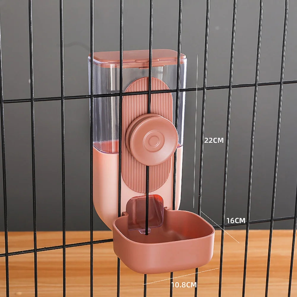 27oz Automatic Pet Bowl Cage Hanging Feeder For Pets