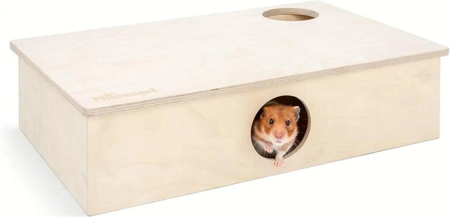 Multi Chamber Hamster House Maze With Three Rooms Tunnels And Hideouts For Dwarf Hamsters Gerbils And Mice